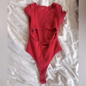 Red Princess polly bodysuit! Size 2 !